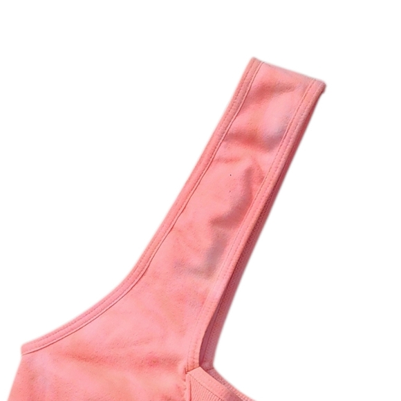 Free People Movement Good Karma Ribbed Square-Neck Bra Size M/L Neon Tie Dye. - Picture 4 of 7